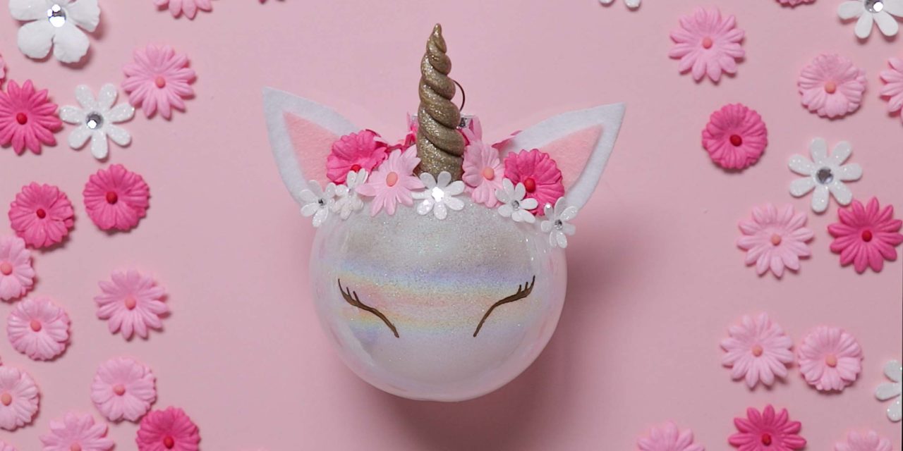 How To Make Unicorn Ornament DIY