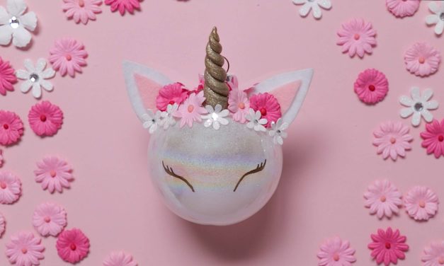 How To Make Unicorn Ornament DIY