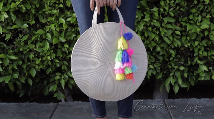 How To Make Circle Beach Bag DIY