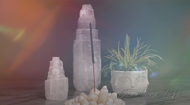 How To Make Crystal Incense Holder DIY