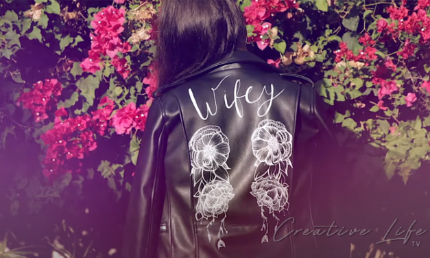 How To Make Hand Painted Wifey Jacket DIY