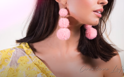 How To Make Pom Pom Earrings DIY