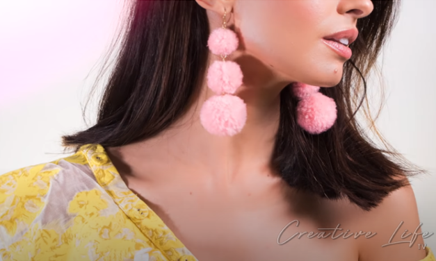 How To Make Pom Pom Earrings DIY