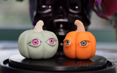 How To Make 3D Mini Clay Pumpkins DIY