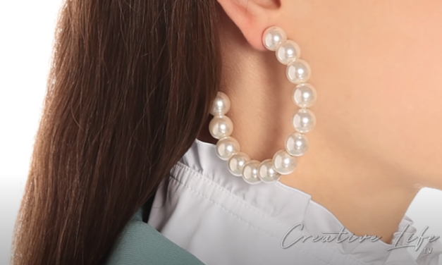 How To Make 5 DIY Pearl Hoop Earrings DIY