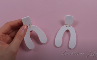 How To Make Clay Wishbone Earrings DIY