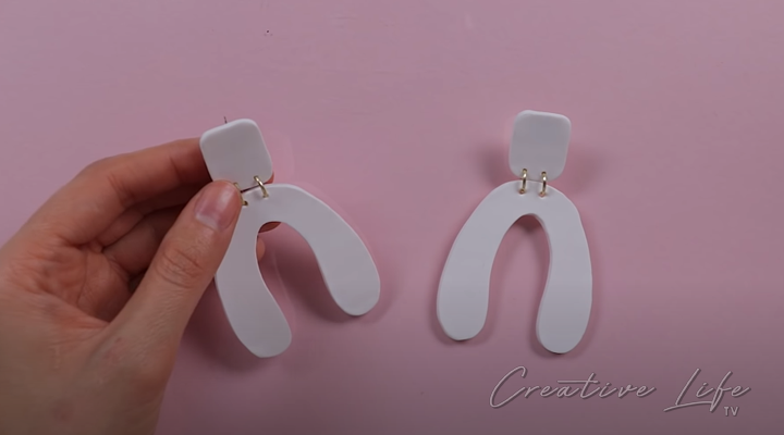 How To Make Clay Wishbone Earrings DIY