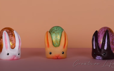 How To Make Clay Bunny Egg Holder DIY