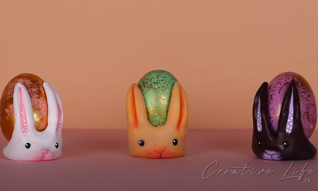 How To Make Clay Bunny Egg Holder DIY