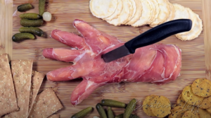 How To Make Halloween Cheese Prosciutto Hand DIY | Creative Life TV