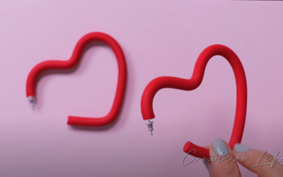 How To Make Heart Shaped Earrings DIY