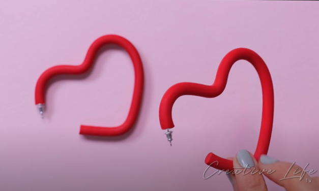 How To Make Heart Shaped Earrings DIY