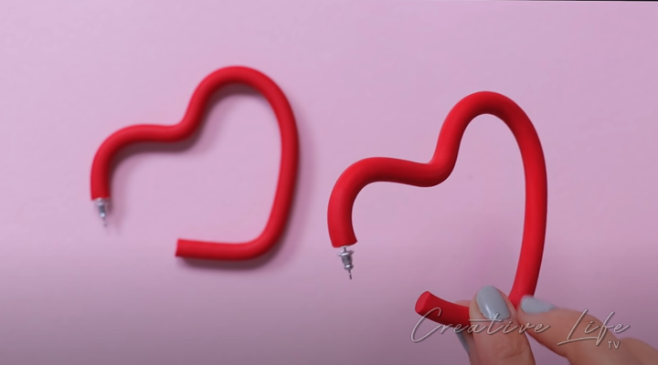 How To Make Heart Shaped Earrings DIY