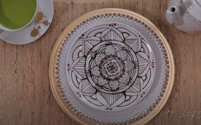 How To Make Mandala Plate DIY