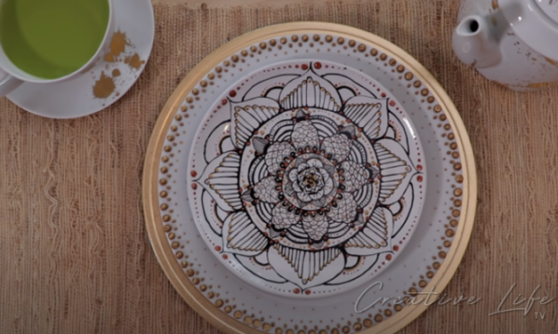 How To Make Mandala Plate DIY