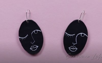 How To Make Polymer Clay Face Earrings DIY