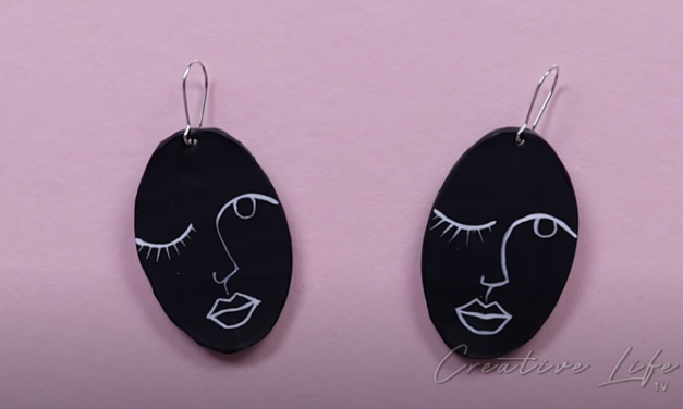 How To Make Polymer Clay Face Earrings DIY